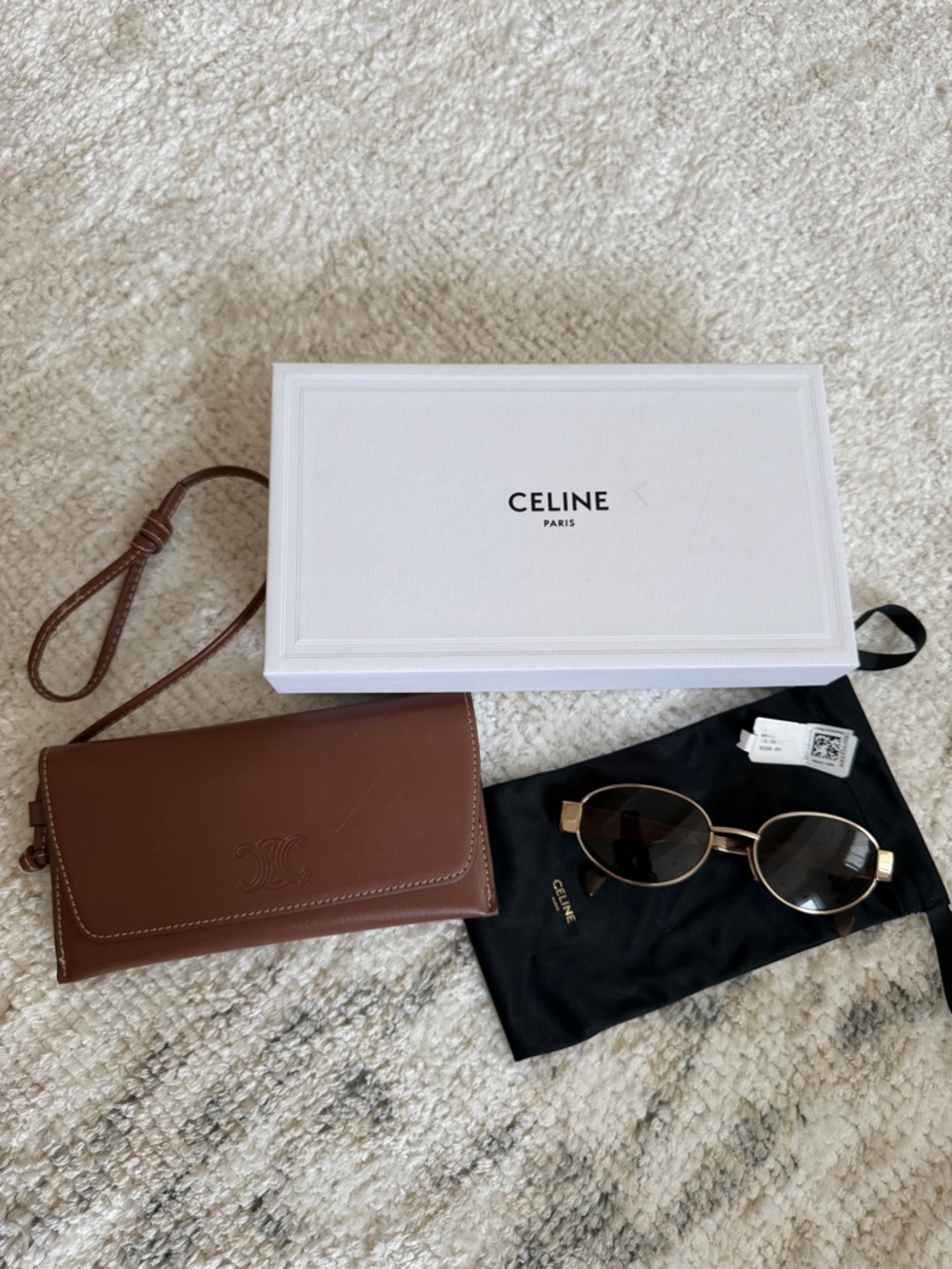 Celine sunglasses rose gold